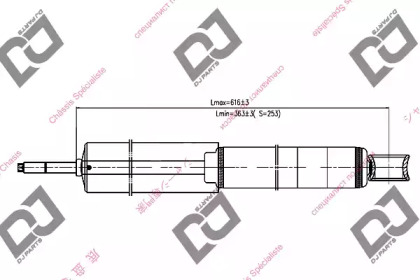 Амортизатор DJ PARTS DS1047GT